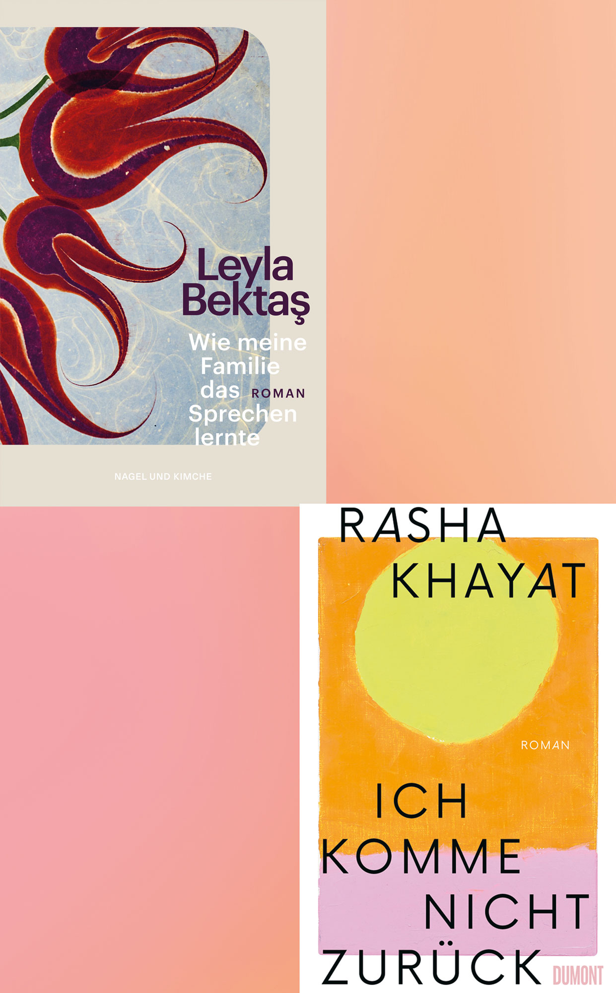 Read more about the article 03.11.
Leyla Bektaş und Rasha Khayat, 15.00 Uhr