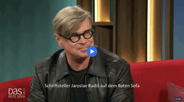 Read more about the article Jaroslav Rudiš at DAS! on the Red Sofa