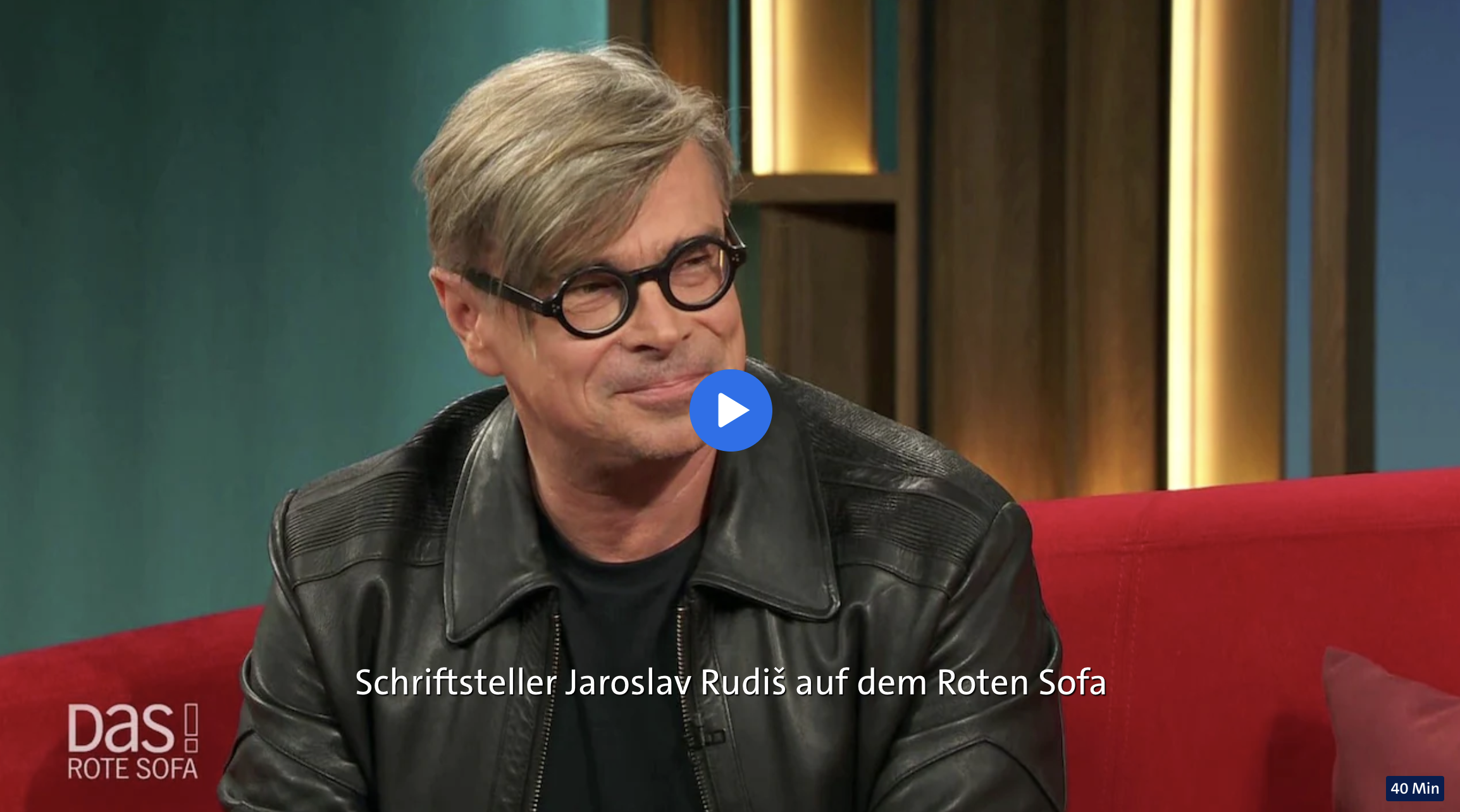 Read more about the article Jaroslav Rudiš at DAS! on the Red Sofa