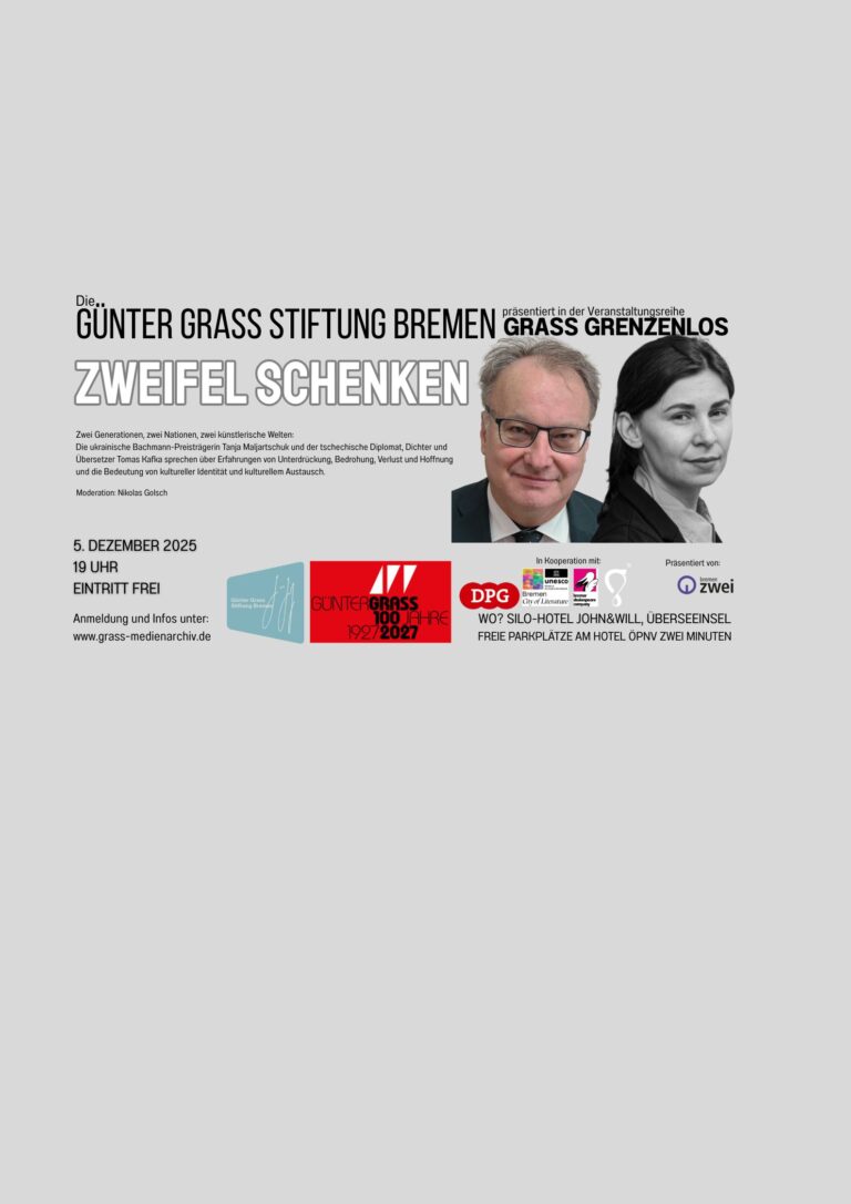 Read more about the article 05.12. Grass Grenzenlos – The Second: “Giving Doubt”, 7.00 pm