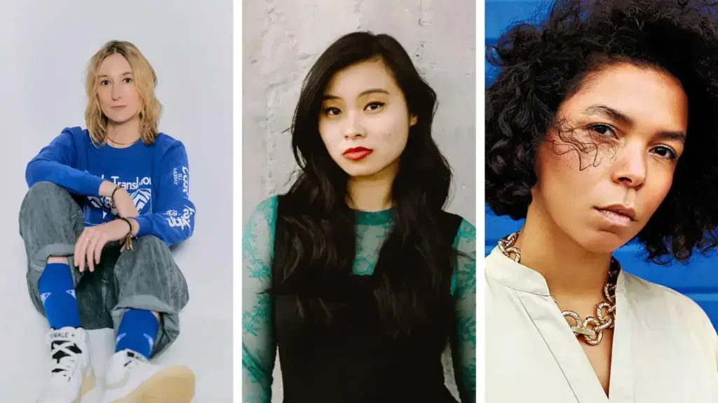Nhi Le, Katharina Warda und Marieke Reimann